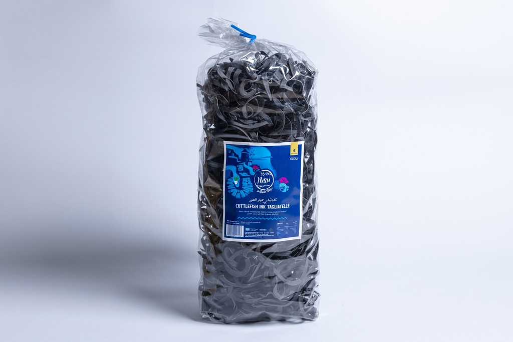 Cuttlefish Ink Tagliatelle Pasta 500g