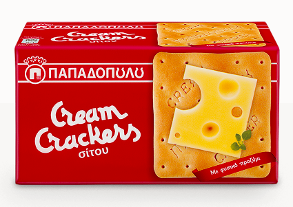 Cream crackers wheat