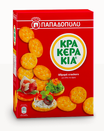 Krakerakia' salted crackers