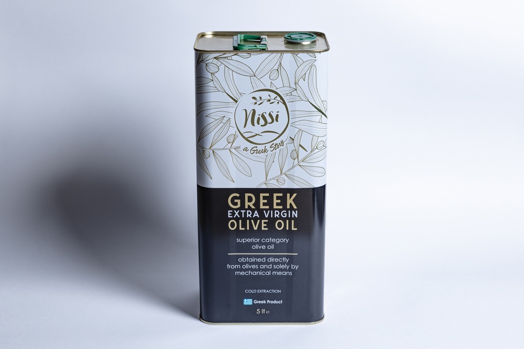 Nissi Premium Extra Virgin Olive Oil Metal Tin 5L