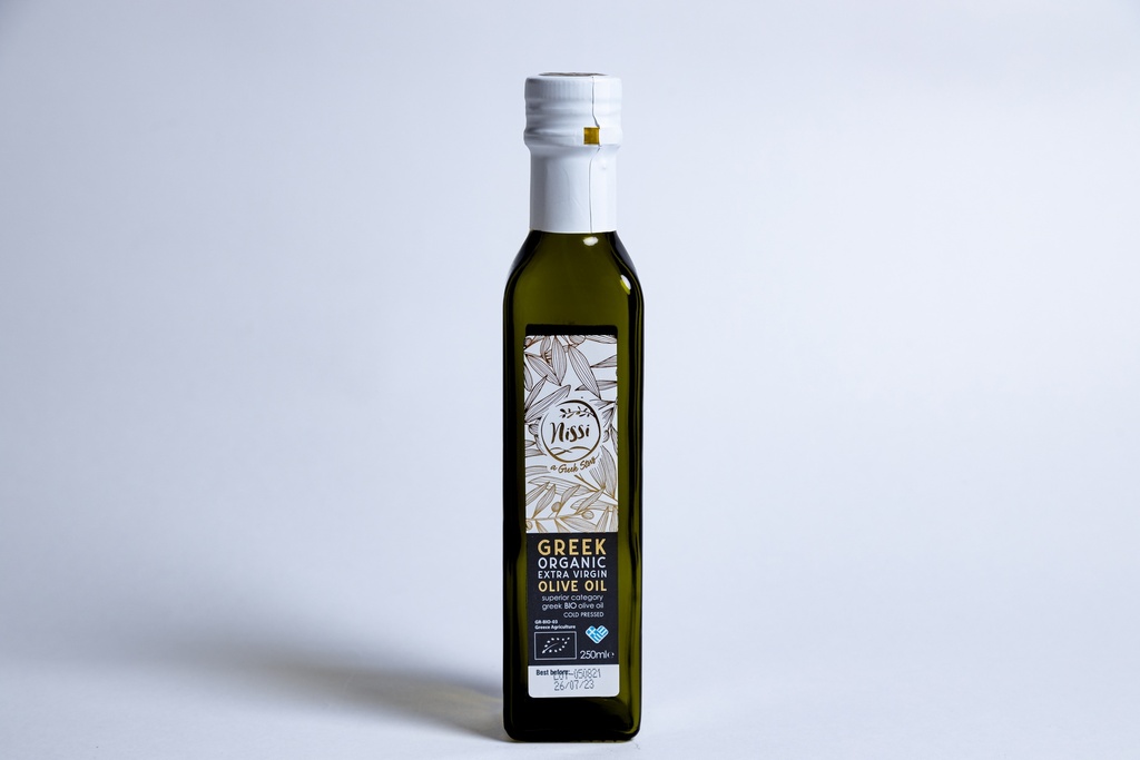Nissi Greek Organic Extra Virgin Olive Oil 250ml
