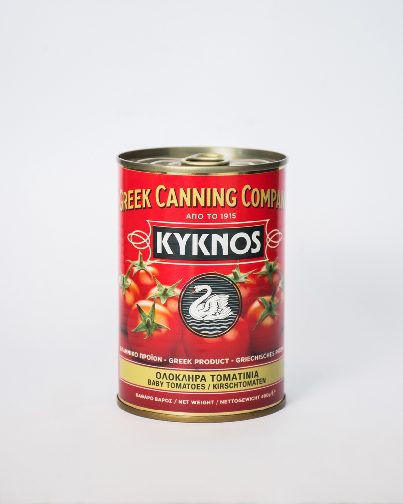 طماطم كيكنوس كرزية يونانية ممتازة في عصير الطماطم 400 غرام
