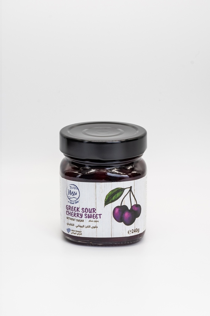 Greek Sour Cherry Sweet (without Sugar) 240g