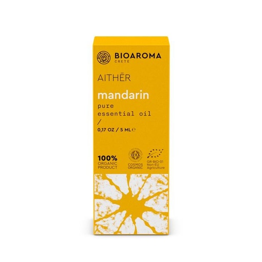 Bioaroma Crete Aither Organic 100% Pure Essential Oil Mandarin 5ml