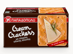 Cream Crackers with Whole Grain Rye