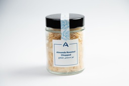 Greek Almonds Roasted Chopped Glass Jar (100g)