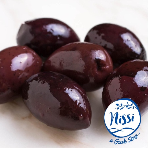 Organic Greek Nissi Kalamon Olives Large (with Pit) 500g