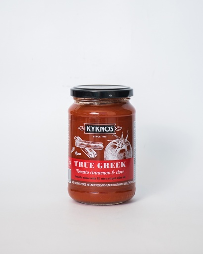 صلصة طماطم كيكنوس الممتازة اليونانية بالقرفة والقرنفل 420 غرام