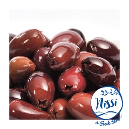Organic Greek Nissi Kalamon Olives Large Pitted 250g